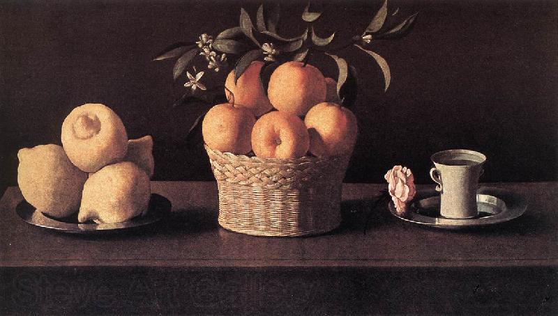 ZURBARAN  Francisco de Still-life with Lemons, Oranges and Rose